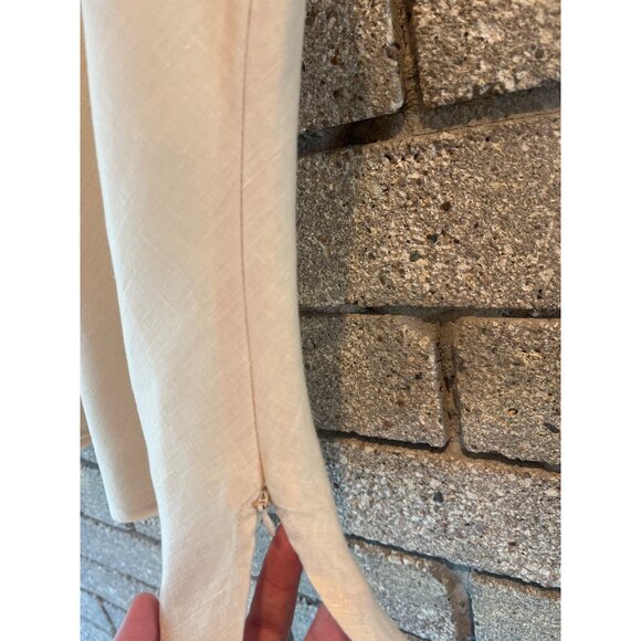 Sleeveless 100% Linen Blouse Size 16 Lightweight Textured Fabric Scoop Neck Top - Picture 3 of 9